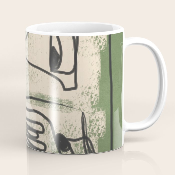 Minimal Face Impression 1 Coffee Mug Gallery Image 1