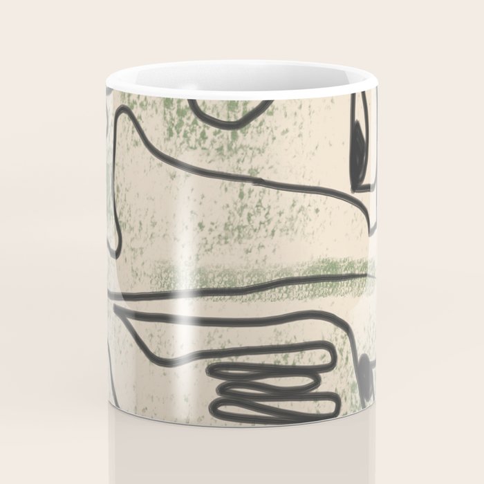 Minimal Face Impression 1 Coffee Mug Gallery Image 4