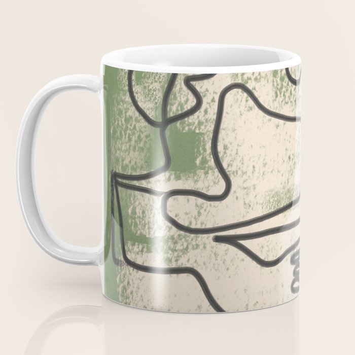 Minimal Face Impression 1 Coffee Mug Gallery Image 3