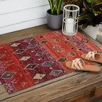 Traditional Oriental Moroccan Rug Design Outdoor Rug Gallery Image 2