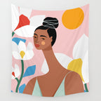 Boho Top Knot Wall Tapestry Gallery Image 4