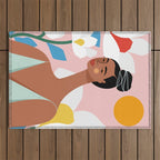Boho Top Knot Outdoor Rug Gallery Image 1