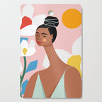 Boho Top Knot Cutting Board Gallery Image 1