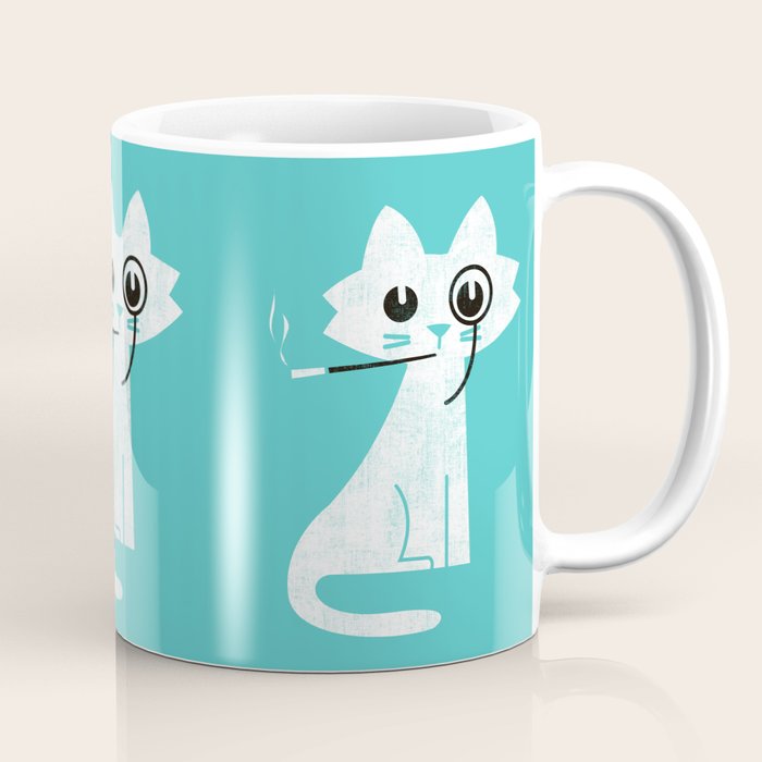 Mark - fancy cat Coffee Mug Gallery Image 1