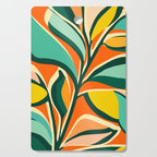 Garden Festival - Abstract Botanical Series Cutting Board Gallery Image 1