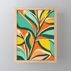 Garden Festival - Abstract Botanical Series Mini Art Print Gallery Image 1