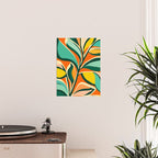 Garden Festival - Abstract Botanical Series Poster Gallery Image 2