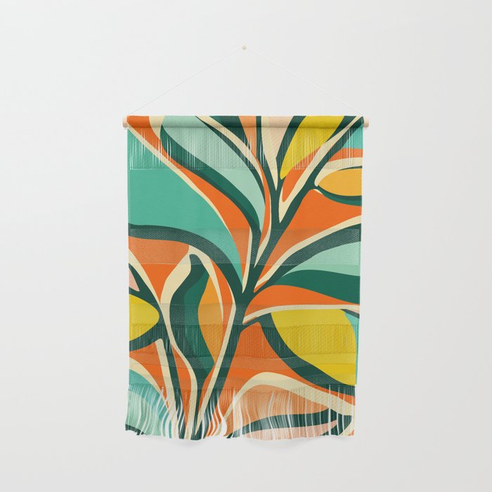 Garden Festival - Abstract Botanical Series Wall Hanging Gallery Image 1
