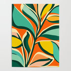 Garden Festival - Abstract Botanical Series Poster Gallery Image 4