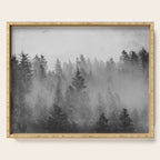 Black and White Forest Abstract Serving Tray Gallery Image 1