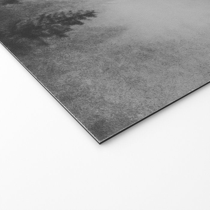 Black and White Forest Abstract Welcome Mat Gallery Image 2