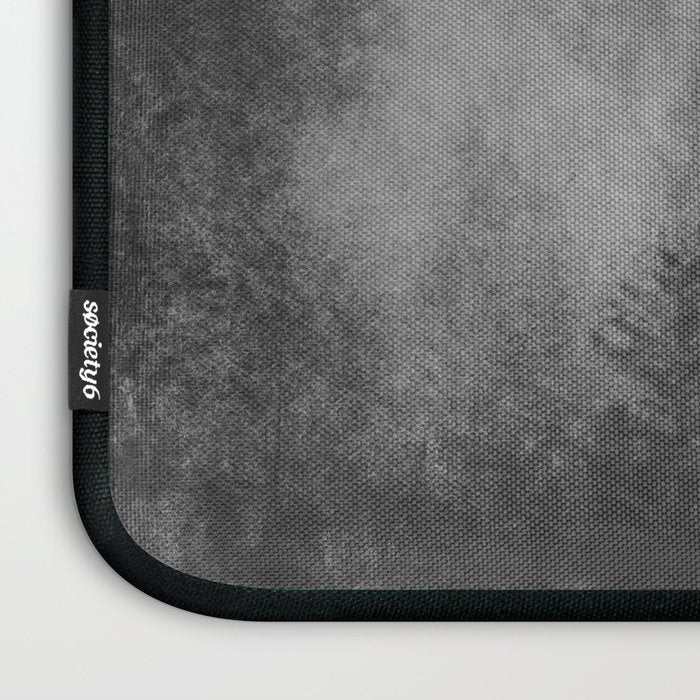 Black and White Forest Abstract Laptop Sleeve Gallery Image 3