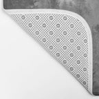 Black and White Forest Abstract Bath Mat Gallery Image 2