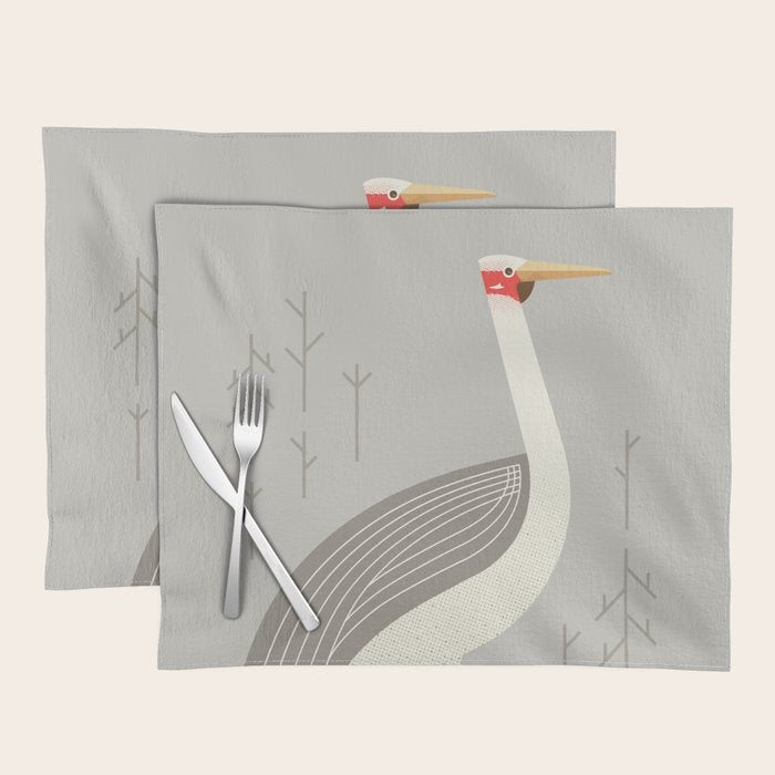 Brolga, Bird of Australia Placemat Gallery Image 1