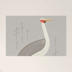 Brolga, Bird of Australia Welcome Mat Gallery Image 1