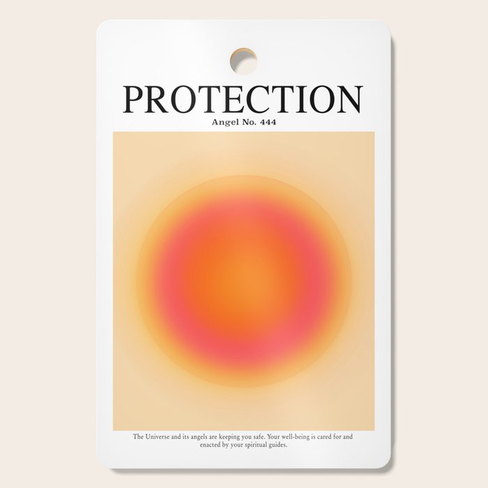 Gradient Angel Numbers: Angel Number 444 - Protection Cutting Board Gallery Image 1