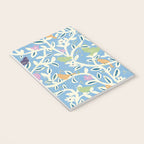Birds in branches chalky blue Notebook Gallery Image 3