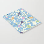 Birds in branches chalky blue Notebook Gallery Image 2