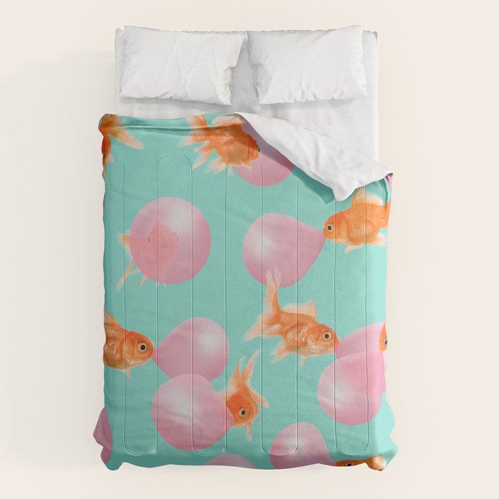 BUBBLEGUM GOLDFISH Comforter Gallery Image 6