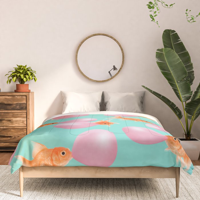 BUBBLEGUM GOLDFISH Comforter Gallery Image 3