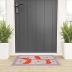Plum & Flamingo: Les Fleurs | Flower Market Color Series 06 Welcome Mat Gallery Image 3