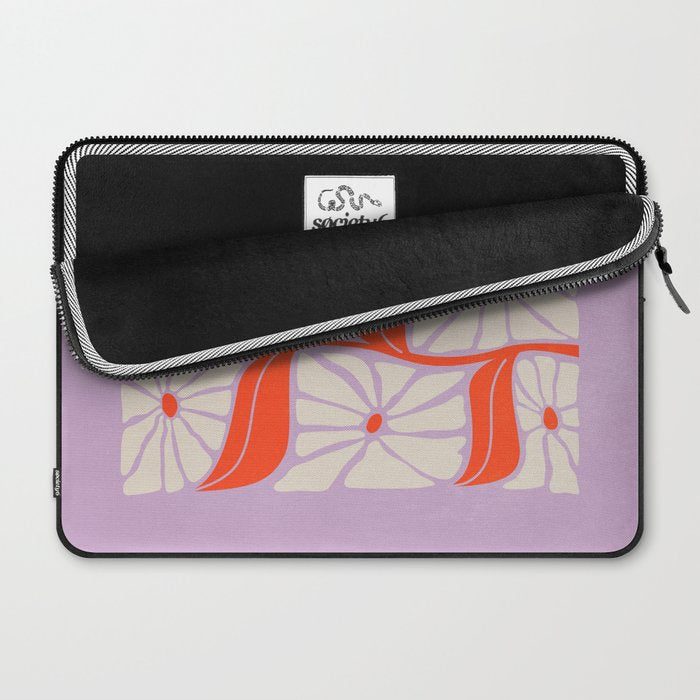 Plum & Flamingo: Les Fleurs | Flower Market Color Series 06 Laptop Sleeve Gallery Image 2