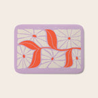 Plum & Flamingo: Les Fleurs | Flower Market Color Series 06 Bath Mat Gallery Image 1