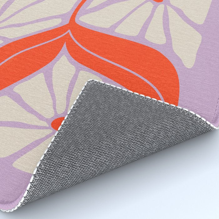 Plum & Flamingo: Les Fleurs | Flower Market Color Series 06 Rug Gallery Image 4