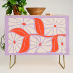 Plum & Flamingo: Les Fleurs | Flower Market Color Series 06 Credenza Gallery Image 1
