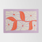 Plum & Flamingo: Les Fleurs | Flower Market Color Series 06 Rug Gallery Image 2