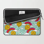Smiley Face Balloon Print Laptop Sleeve Gallery Image 2
