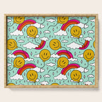 Smiley Face Balloon Print Serving Tray Gallery Image 1