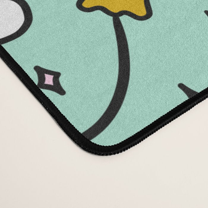 Smiley Face Balloon Print Desk Mat Gallery Image 4