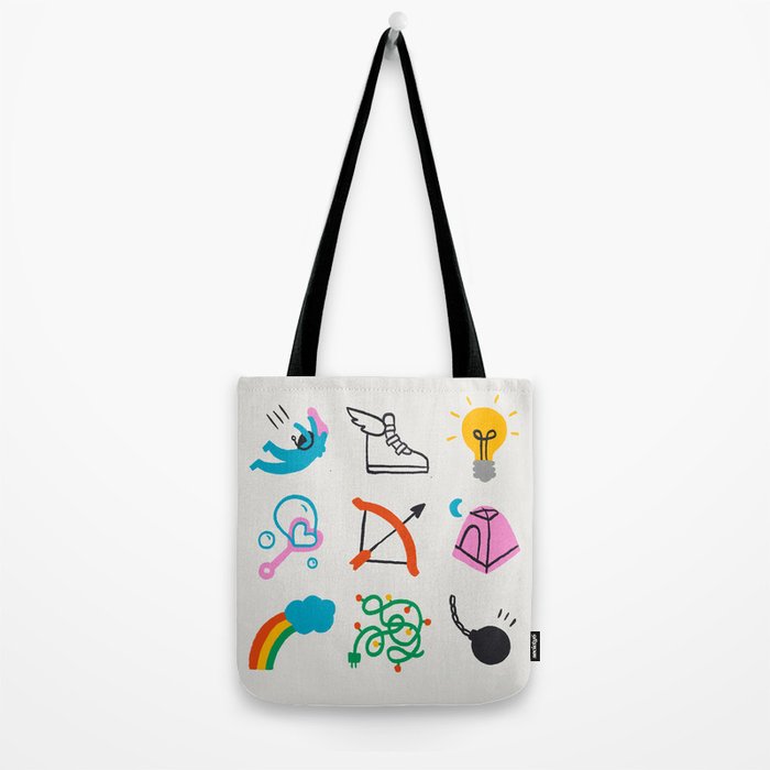 Sagittarius Emoji Tote Bag Gallery Image 2