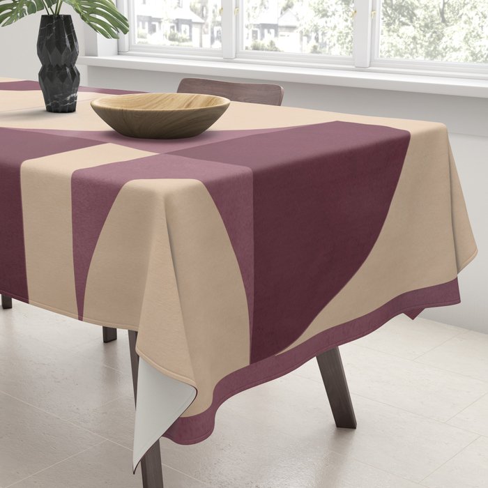 Modern geometric shapes 53 Tablecloth Gallery Image 3