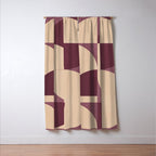 Modern geometric shapes 53 Window Curtain Gallery Image 3