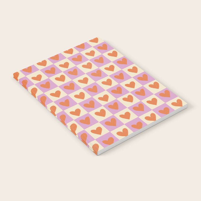 Checker red hearts  Notebook Gallery Image 2