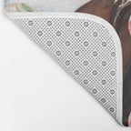 A Portrait With Dots 3 Bath Mat Gallery Image 2