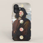 A Portrait With Dots 3 iPhone Case Gallery Image 1