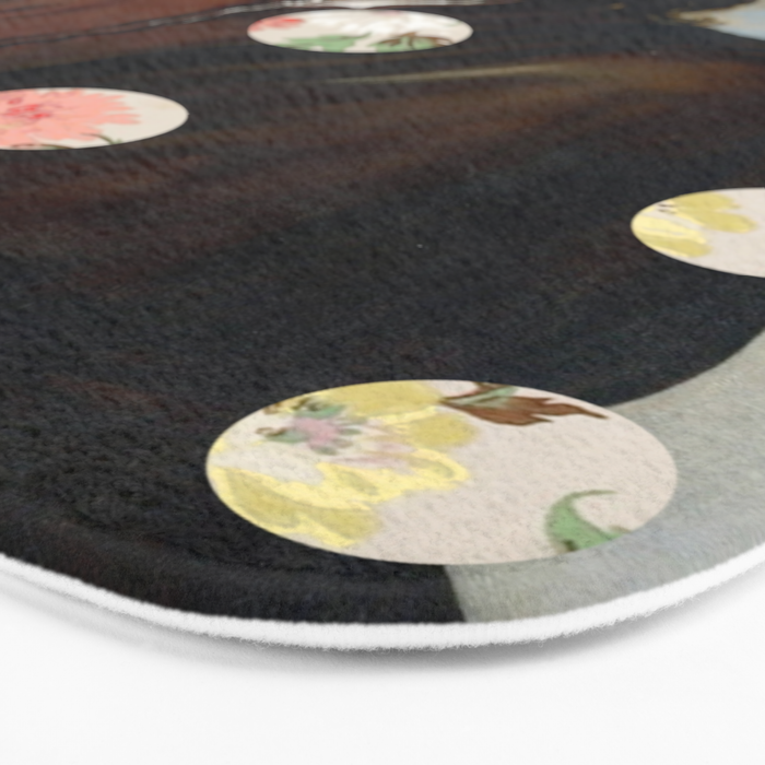 A Portrait With Dots 3 Bath Mat Gallery Image 3