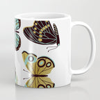 Texas Butterflies - Mint and Gold Coffee Mug Gallery Image 1