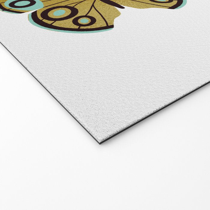 Texas Butterflies - Mint and Gold Welcome Mat Gallery Image 2