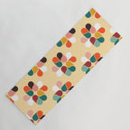 Retro geometry pattern no2 Yoga Mat Gallery Image 1