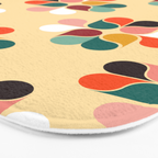 Retro geometry pattern no2 Bath Mat Gallery Image 3