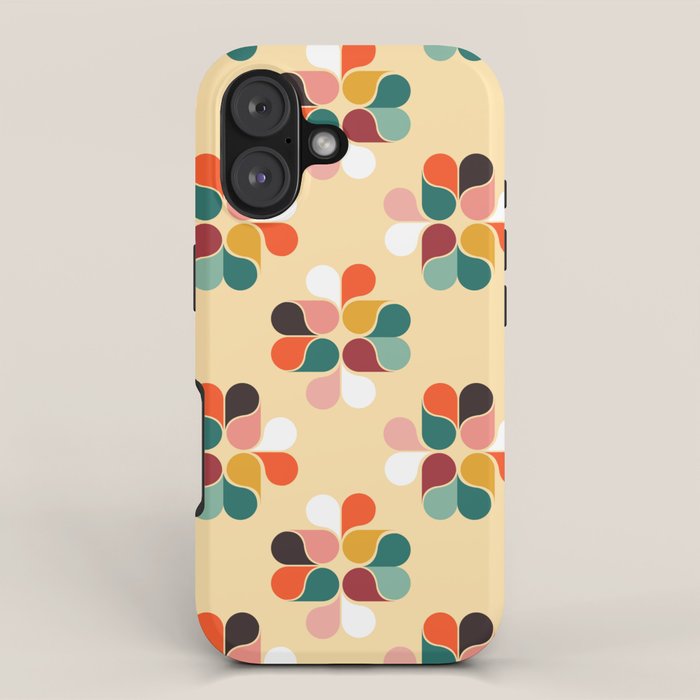 Retro geometry pattern no2 iPhone Case Gallery Image 1