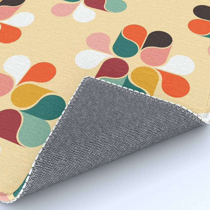 Retro geometry pattern no2 Rug Gallery Image 4