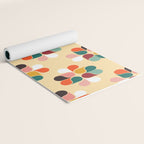 Retro geometry pattern no2 Yoga Mat Gallery Image 2