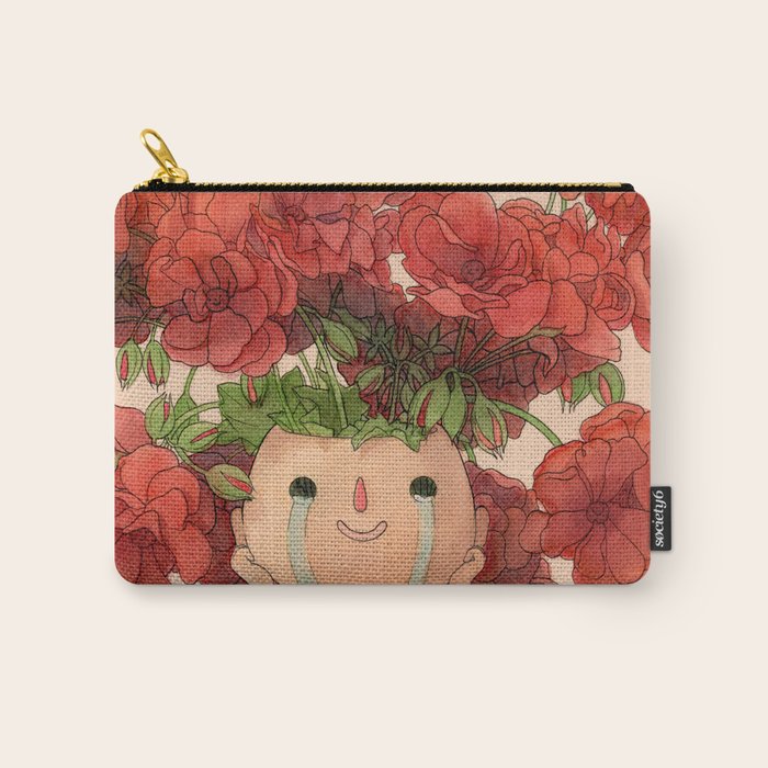 Geraniums Carry All Pouch Gallery Image 1