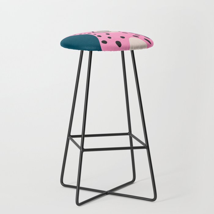 The Stare: Night Race Pink Cheetah Edition Stool Gallery Image 1