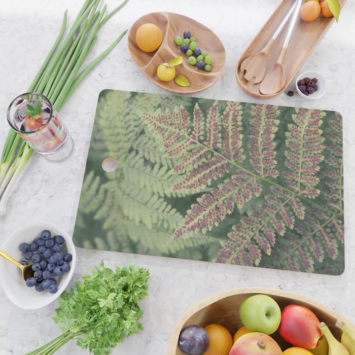 fern - nature photography foliage plant Cutting Board Gallery Image 2
